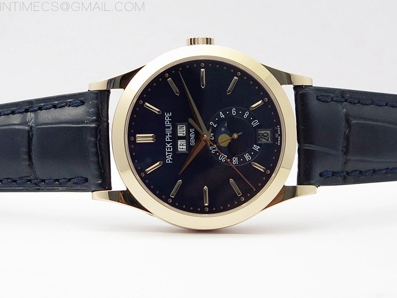 Annual Calendar Complications 5396 RG GRF Best Edition Blue dial on Blue leather strap A324