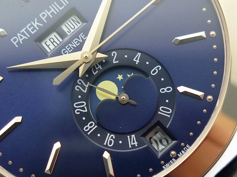 Annual Calendar Complications 5396 RG GRF Best Edition Blue dial on Blue leather strap A324