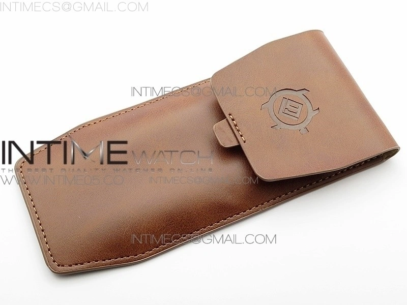 Portuguese Real PR Real Annual Calendar IW5034 V9F Best Edition White dial RG Markers On Brown Leather Strap A52610