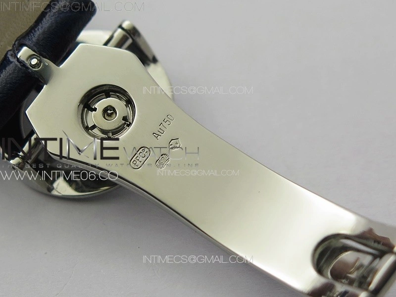 Annual Calendar Moonphase 5396 SS PPF 1:1 Best Edition White Dial on Blue Leather Strap A324