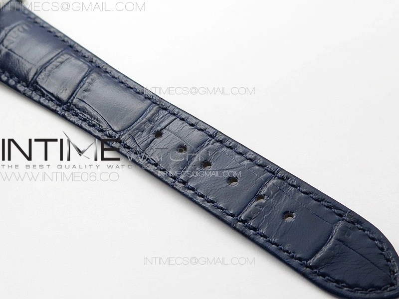 Annual Calendar Moonphase 5396 SS PPF 1:1 Best Edition White Dial on Blue Leather Strap A324