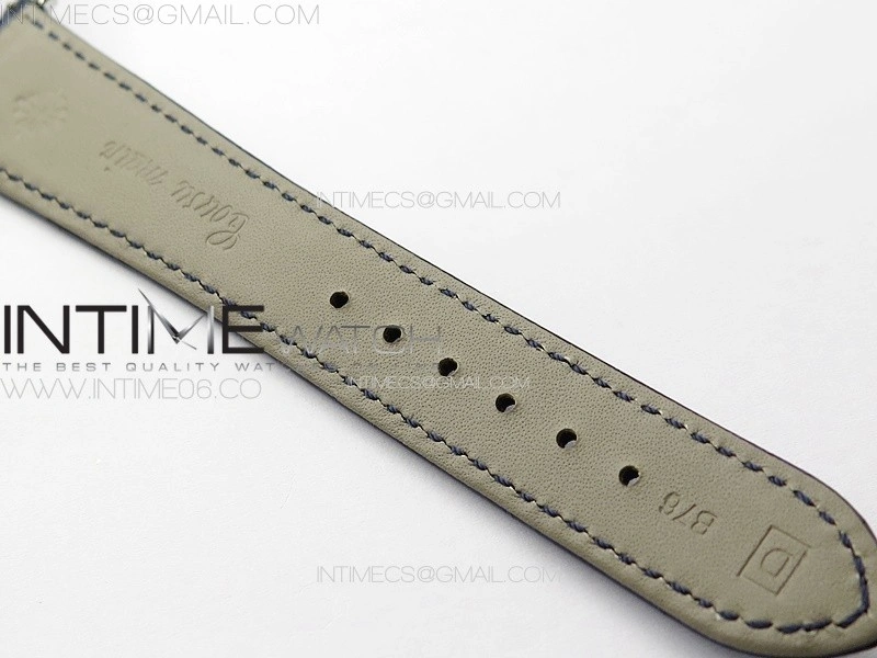 Annual Calendar Moonphase 5396 SS PPF 1:1 Best Edition White Dial on Blue Leather Strap A324