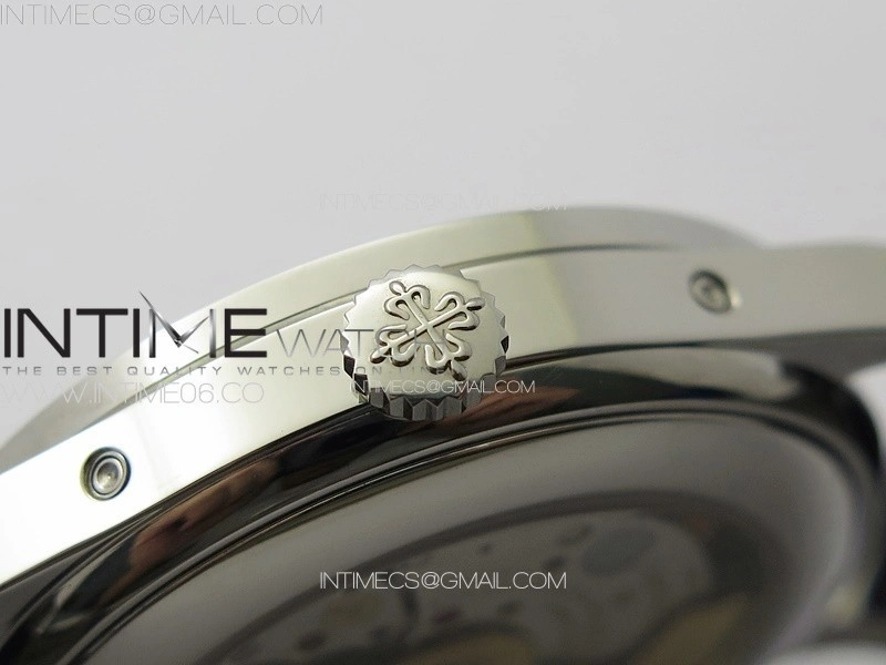 Annual Calendar Moonphase 5396 SS PPF 1:1 Best Edition White Dial on Blue Leather Strap A324