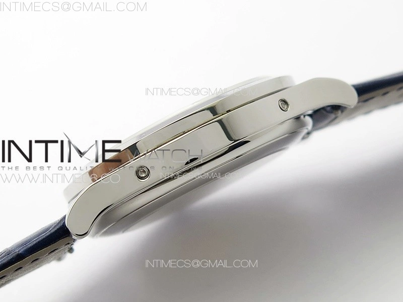 Annual Calendar Moonphase 5396 SS PPF 1:1 Best Edition White Dial on Blue Leather Strap A324