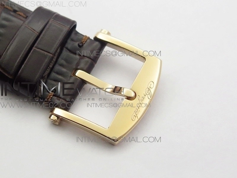 Marine 5222 RG HGF 1:1 Best Edition White Dial On black Leather Strap Asian Cal.517GG