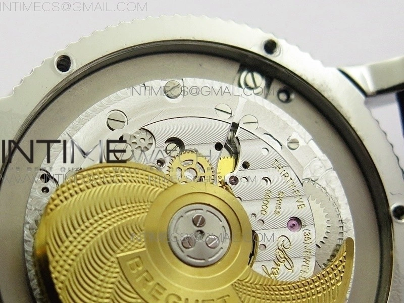 Marine 5222 SS HGF 1:1 Best Edition Black Dial On black Leather Strap Asian Cal.517GG