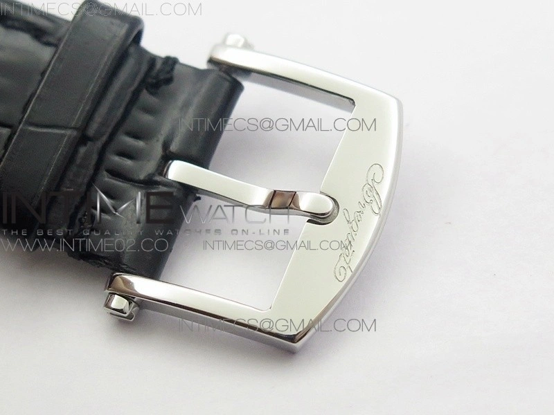 Marine 5222 SS HGF 1:1 Best Edition White Dial On black Leather Strap Asian Cal.517GG