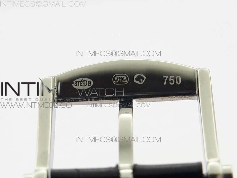 Marine 5222 SS HGF 1:1 Best Edition White Dial On black Leather Strap Asian Cal.517GG