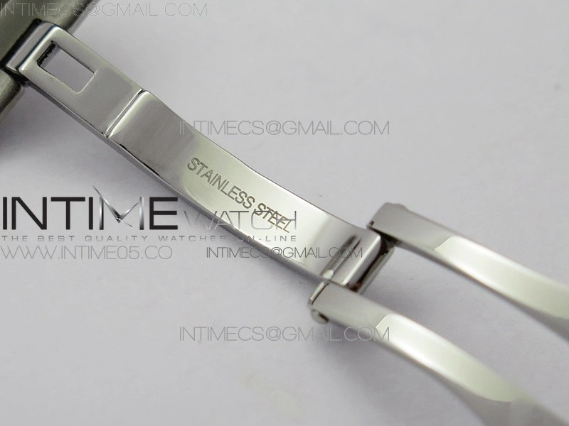 La d de dior satine SS RG Crystal Bezel 8848F 1:1 Best Edition Red Dial on SS bracelet Swiss Quartz