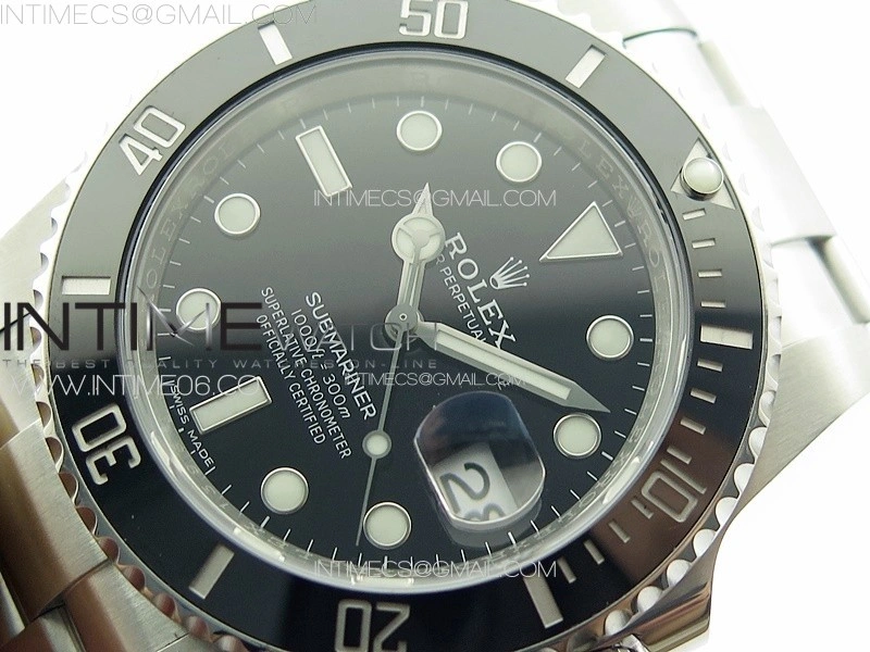 Submariner 116610LN 904L SS Case NTF 1:1 Best Edition Black Dial On 904L Bracelet SA3135