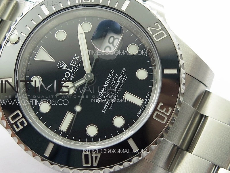 Submariner 116610LN 904L SS Case NTF 1:1 Best Edition Black Dial On 904L Bracelet SA3135