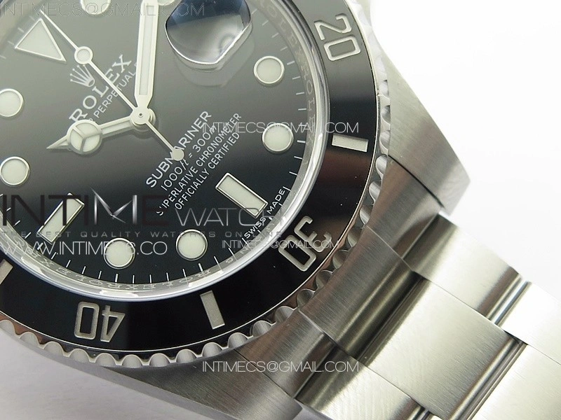 Submariner 116610LN 904L SS Case NTF 1:1 Best Edition Black Dial On 904L Bracelet SA3135