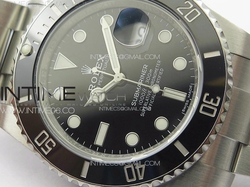 Submariner 116610LN 904L SS Case NTF 1:1 Best Edition Black Dial On 904L Bracelet SA3135