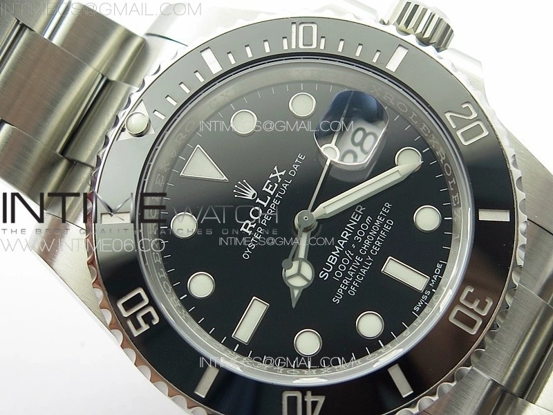 Submariner 116610LN 904L SS Case NTF 1:1 Best Edition Black Dial On 904L Bracelet SA3135