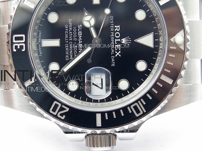Submariner 116610LN 904L SS Case NTF 1:1 Best Edition Black Dial On 904L Bracelet SA3135