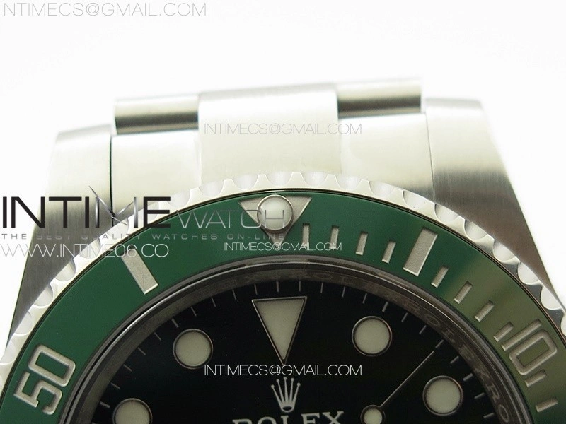 Submariner 116610LV 904L SS Case NTF 1:1 Best Edition Green Dial On 904L Bracelet SA3135