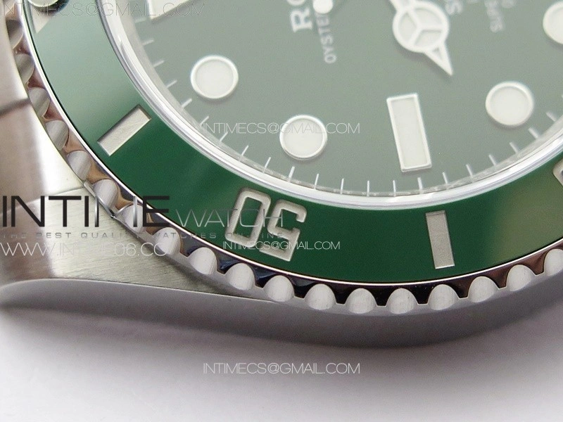 Submariner 116610LV 904L SS Case NTF 1:1 Best Edition Green Dial On 904L Bracelet SA3135