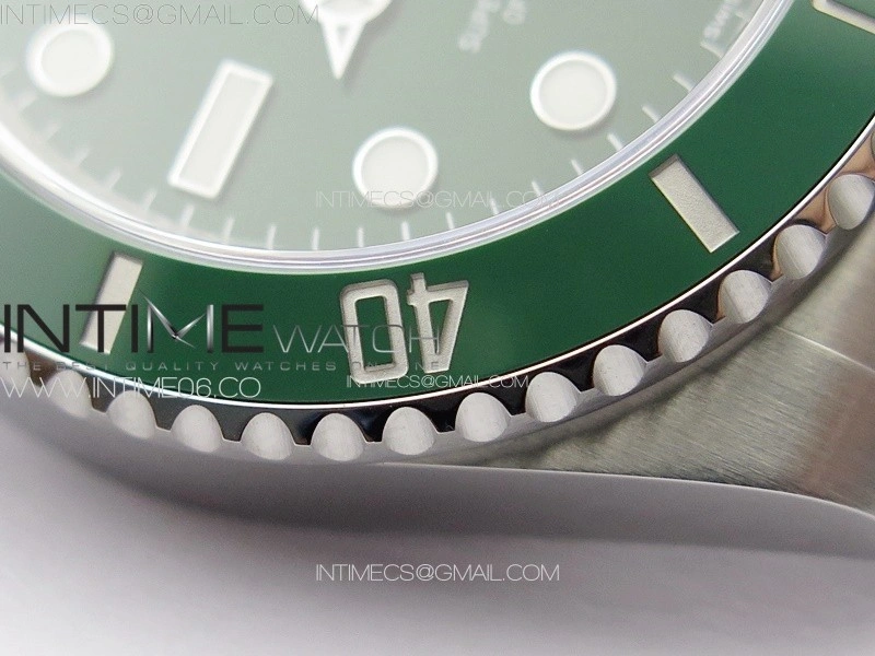 Submariner 116610LV 904L SS Case NTF 1:1 Best Edition Green Dial On 904L Bracelet SA3135