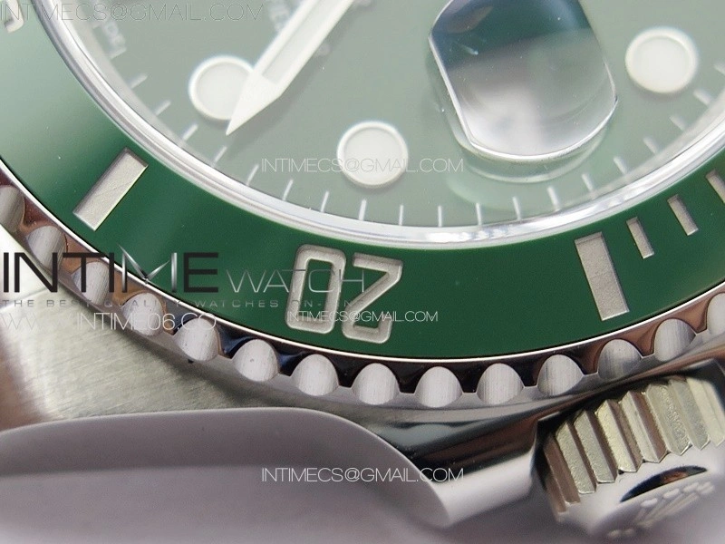 Submariner 116610LV 904L SS Case NTF 1:1 Best Edition Green Dial On 904L Bracelet SA3135