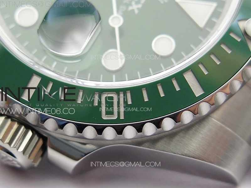Submariner 116610LV 904L SS Case NTF 1:1 Best Edition Green Dial On 904L Bracelet SA3135