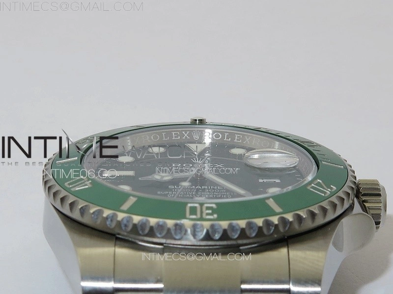 Submariner 116610LV 904L SS Case NTF 1:1 Best Edition Green Dial On 904L Bracelet SA3135