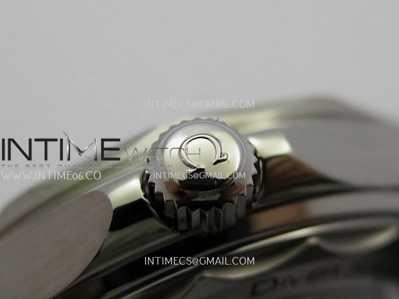 Seamaster 300M Diver 42mm Orange Second Hand SS VSF Best Edition Black Dial On Mesh Bracelet Super Clone 8806