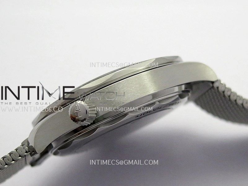Seamaster 300M Diver 42mm Orange Second Hand SS VSF Best Edition Black Dial On Mesh Bracelet Super Clone 8806