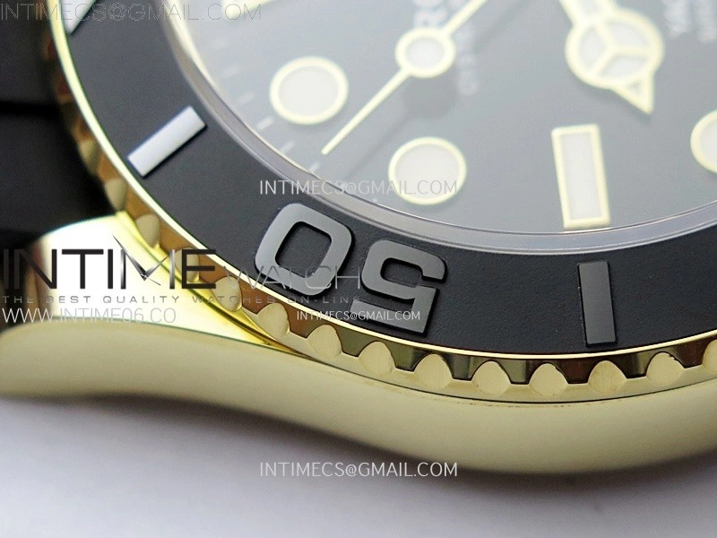 Yacht-Master 226658 Gain Weight YG Tungsten ARF 1:1 Best Edition Black Ceramic Bezel on Oysterflex Rubber Strap VS3235