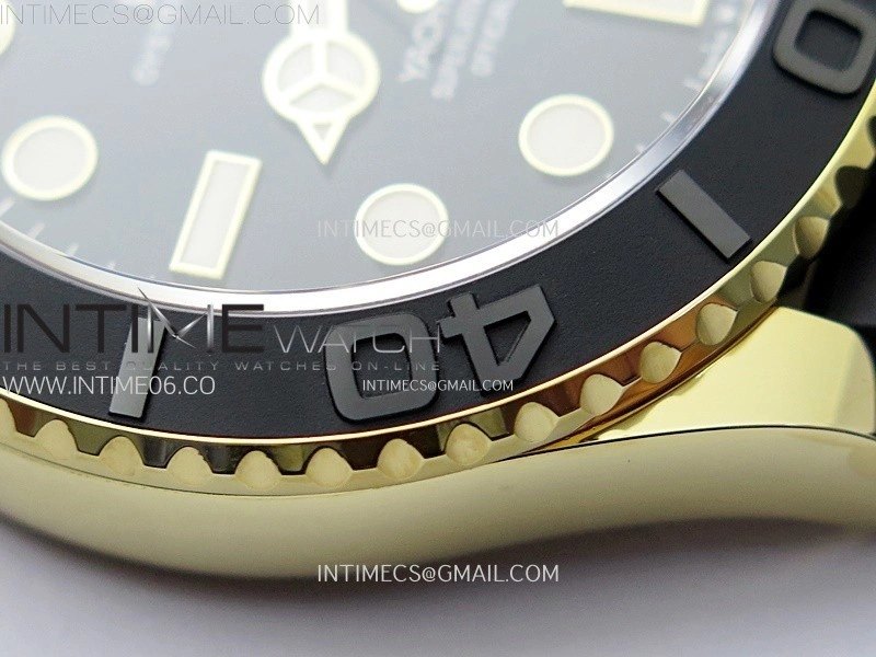 Yacht-Master 226658 Gain Weight YG Tungsten ARF 1:1 Best Edition Black Ceramic Bezel on Oysterflex Rubber Strap VS3235