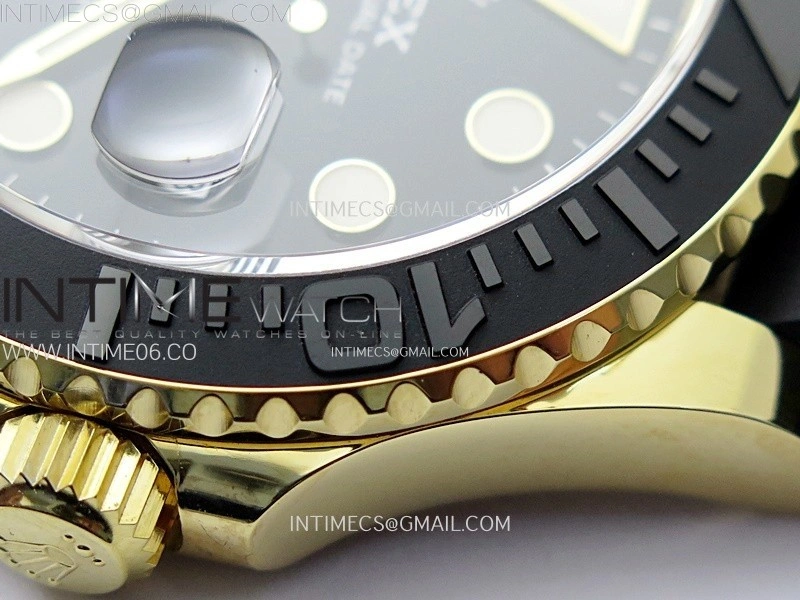 Yacht-Master 226658 Gain Weight YG Tungsten ARF 1:1 Best Edition Black Ceramic Bezel on Oysterflex Rubber Strap VS3235
