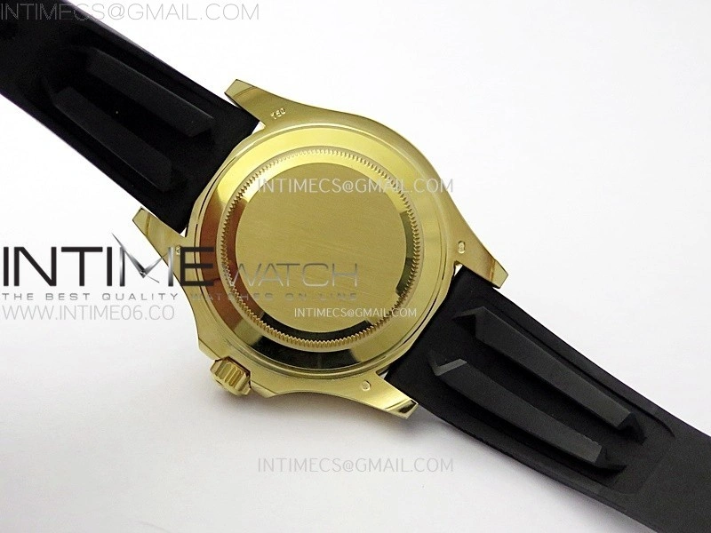 Yacht-Master 226658 Gain Weight YG Tungsten ARF 1:1 Best Edition Black Ceramic Bezel on Oysterflex Rubber Strap VS3235