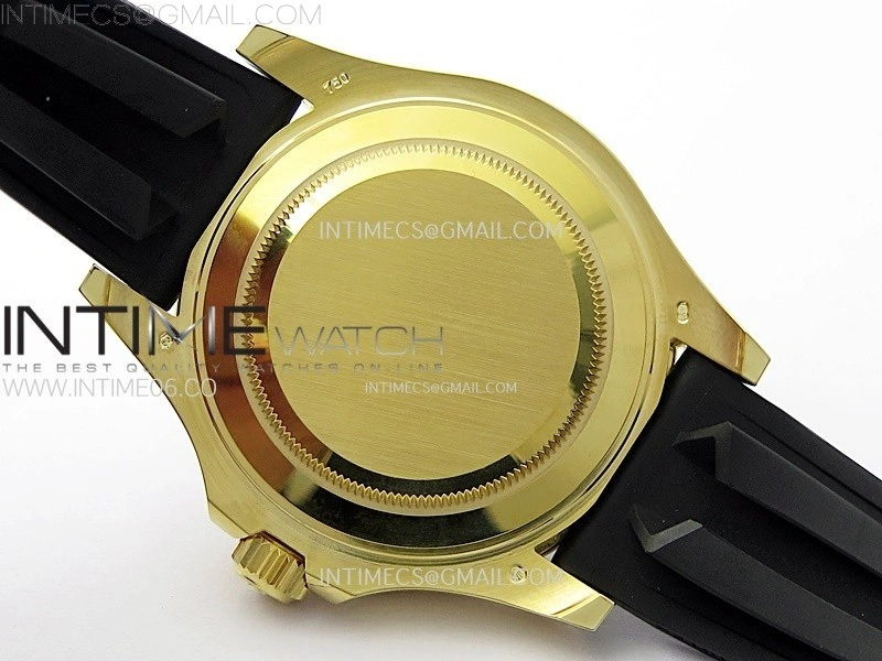 Yacht-Master 226658 Gain Weight YG Tungsten ARF 1:1 Best Edition Black Ceramic Bezel on Oysterflex Rubber Strap VS3235