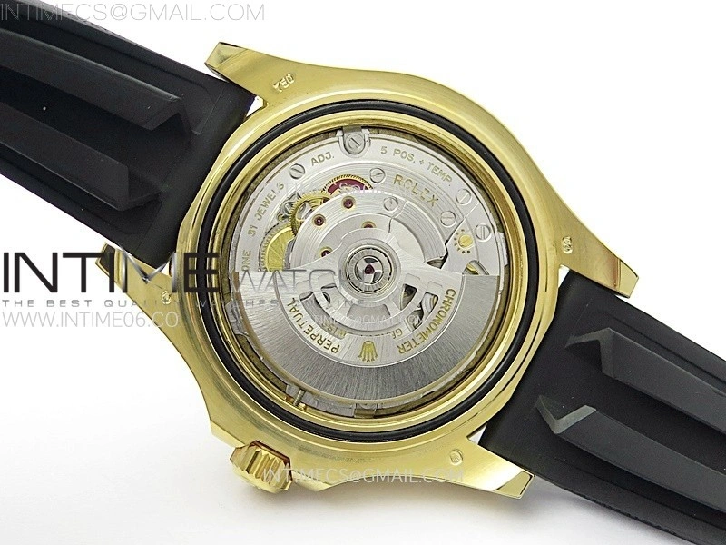 Yacht-Master 226658 Gain Weight YG Tungsten ARF 1:1 Best Edition Black Ceramic Bezel on Oysterflex Rubber Strap VS3235