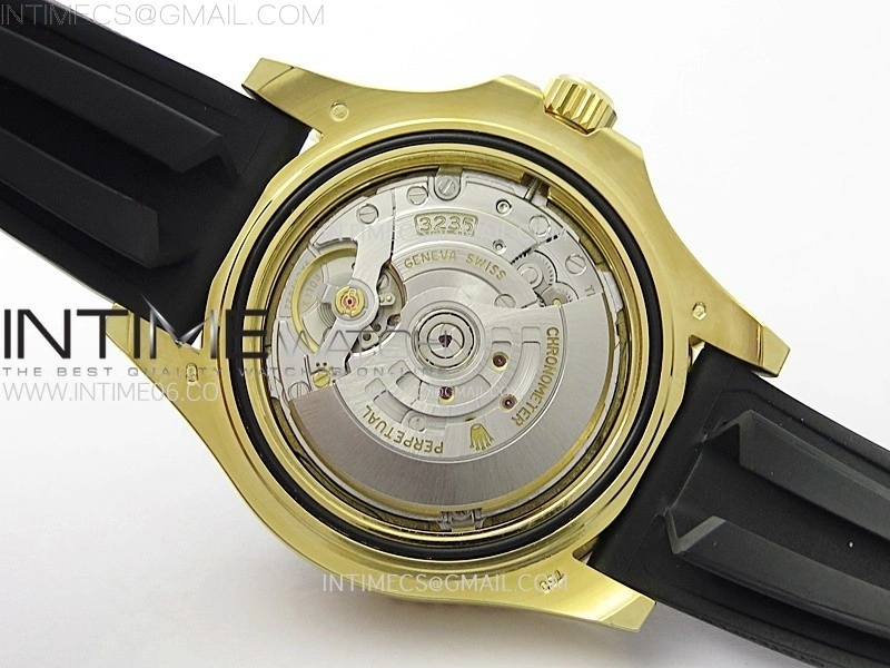 Yacht-Master 226658 Gain Weight YG Tungsten ARF 1:1 Best Edition Black Ceramic Bezel on Oysterflex Rubber Strap VS3235