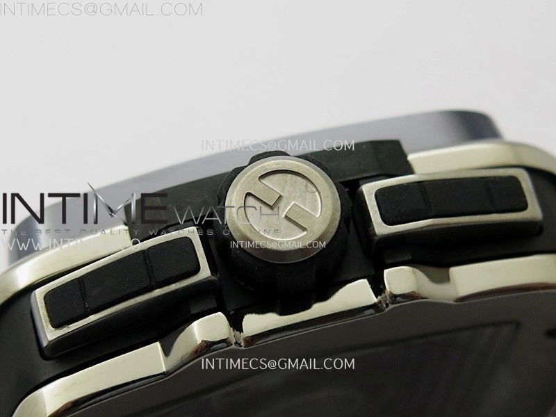 Square Bang Unico 42mm Ti Ceramic BBF 1:1 Best Edition Skeleton Dial on Blue Rubber Strap A1280