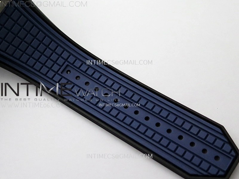 Square Bang Unico 42mm Ti Ceramic BBF 1:1 Best Edition Skeleton Dial on Blue Rubber Strap A1280