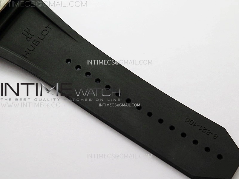 Square Bang Unico 42mm Ti Ceramic BBF 1:1 Best Edition Skeleton Dial on Blue Rubber Strap A1280