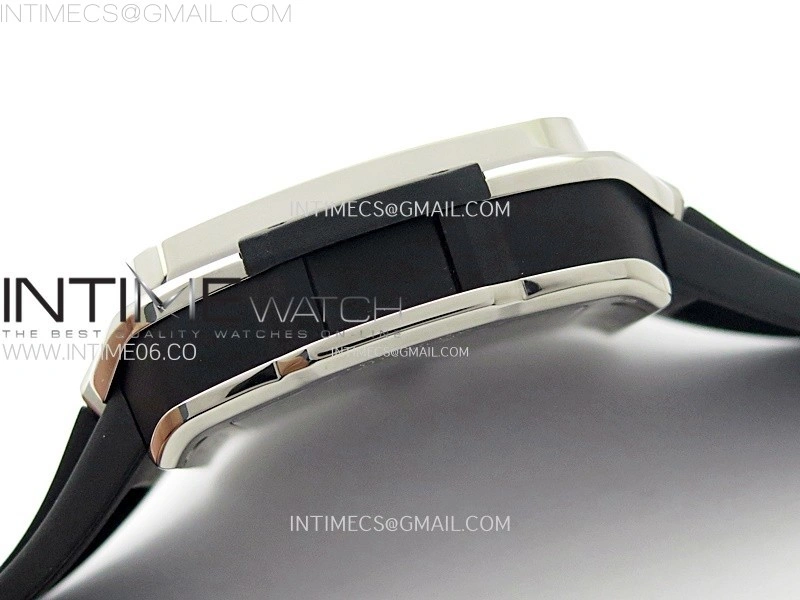 Square Bang Unico 42mm Titanium BBF 1:1 Best Edition Skeleton Dial on Black Rubber Strap A1280