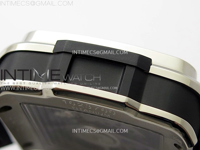 Square Bang Unico 42mm Titanium BBF 1:1 Best Edition Skeleton Dial on Black Rubber Strap A1280