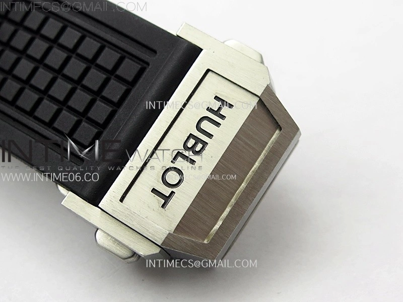 Square Bang Unico 42mm Titanium BBF 1:1 Best Edition Skeleton Dial on Black Rubber Strap A1280