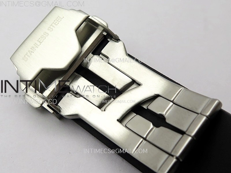 Square Bang Unico 42mm Titanium BBF 1:1 Best Edition Skeleton Dial on Black Rubber Strap A1280