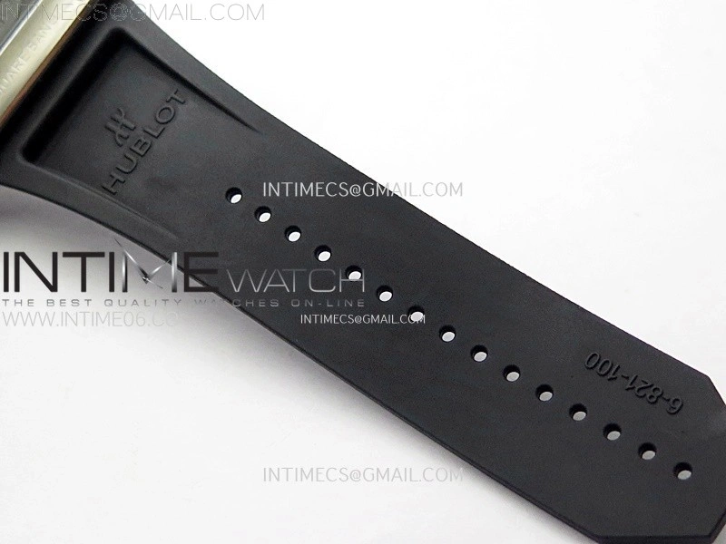 Square Bang Unico 42mm Titanium BBF 1:1 Best Edition Skeleton Dial on Black Rubber Strap A1280
