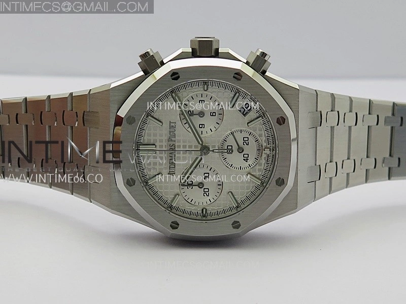 Royal Oak Chrono 26240 SS V2 DDF 1:1 Best Edition Silver Dial On SS Bracelet Super Clone DD4401