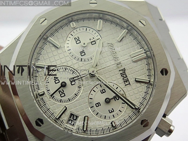 Royal Oak Chrono 26240 SS V2 DDF 1:1 Best Edition Silver Dial On SS Bracelet Super Clone DD4401