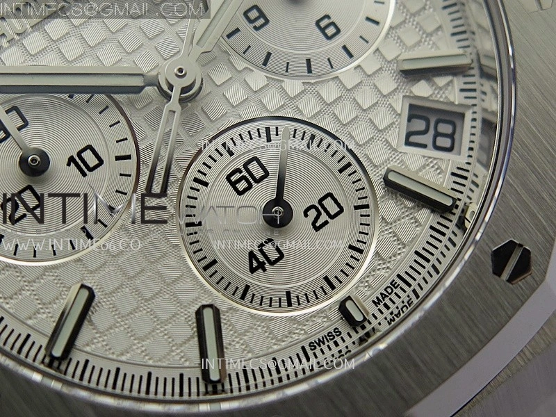 Royal Oak Chrono 26240 SS V2 DDF 1:1 Best Edition Silver Dial On SS Bracelet Super Clone DD4401