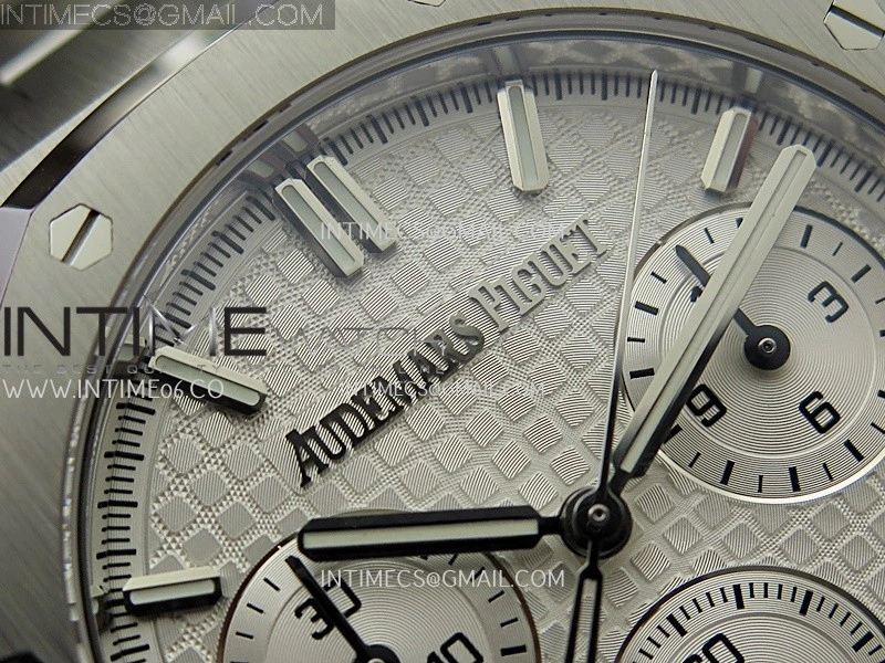 Royal Oak Chrono 26240 SS V2 DDF 1:1 Best Edition Silver Dial On SS Bracelet Super Clone DD4401