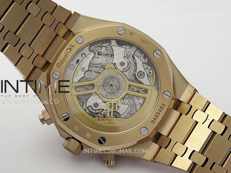 Royal Oak Chrono 26240OR RG APSF 1:1 Best Edition Silver Dial on RG Bracelet SA4401 Super Clone