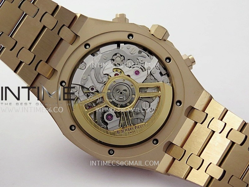Royal Oak Chrono 26240OR RG APSF 1:1 Best Edition Silver Dial on RG Bracelet SA4401 Super Clone