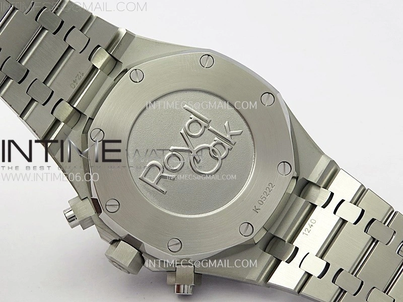 Royal Oak Chrono 26331ST SS IPF 1:1 Best Edition Black Dial Silver subdial on SS Bracelet A7750
