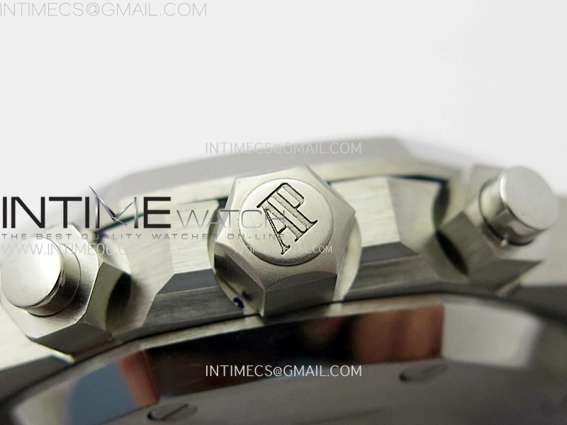 Royal Oak Chrono 26331ST SS IPF 1:1 Best Edition Silver Dial Black subdial on SS Bracelet A7750